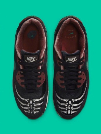 耐吉AM墨西哥亡靈節款局部細部圖