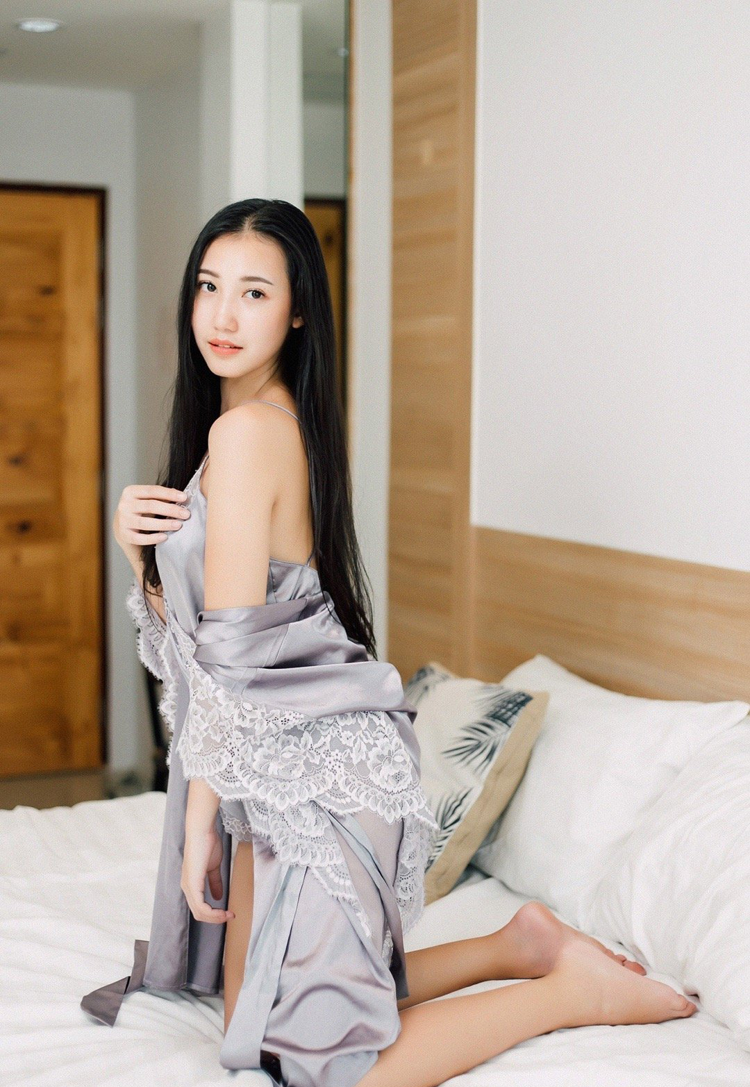 夏季新款韩版女士冰丝睡裙性感蕾丝长裙家居服睡衣一件代发-阿里巴巴