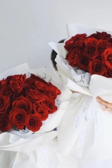 唯美好看的情人节玫瑰花图片