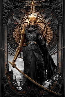 Elden's Ring cool illustration style mobile wallpaper