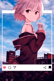 動漫性感美女手機壁紙