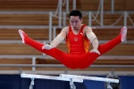 Zou Jingyuan men's parallel bars gold medal