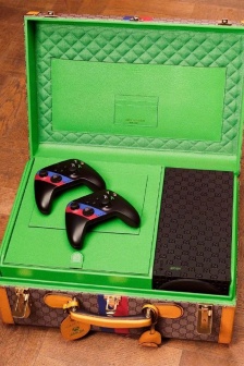 Gucci co-branded Xbox game console picture