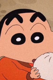 Crayon Shin-chan eating buns avatar