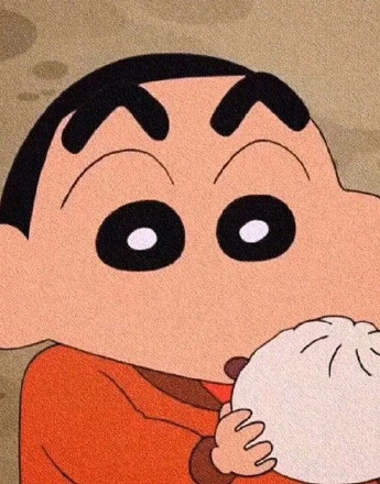 Crayon Shin-chan eating buns avatar