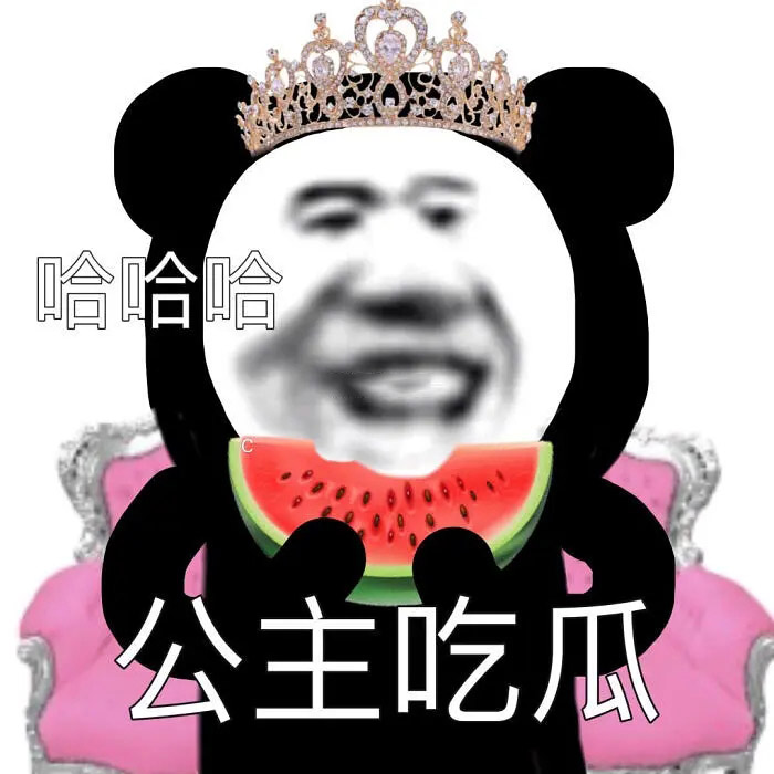 熊猫头公主系列表情包