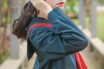 校园美女学院风性感制服写真图片