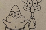 Spongebob series simple strokes pictures