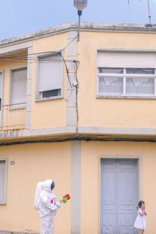 Astronaut ins style fresh mobile wallpaper