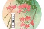 芒種節氣唯美帶字背景圖片素材2021