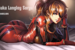EVA Asuka anime cartoon HD computer wallpaper