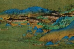 Partial details of Wang Ximeng's Thousand Miles of Rivers and Mountains