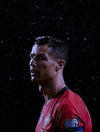 Cristiano Ronaldo starry sky background HD wallpaper