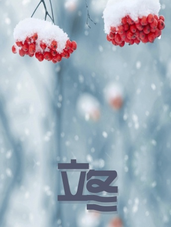 立冬之唯美雪景手机壁纸图片