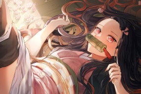 HD Demon Slayer manga pictures desktop wallpaper