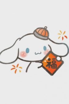 Sanrio doll holding blessing avatar