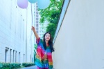 Sun Yi's childlike rainbow birthday photo shoot