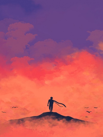 个性艺术场景插画手机壁纸