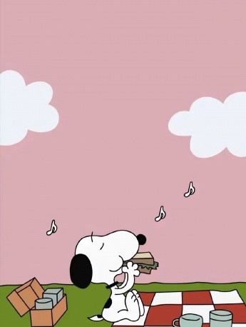 Snoopy cute mobile wallpaper